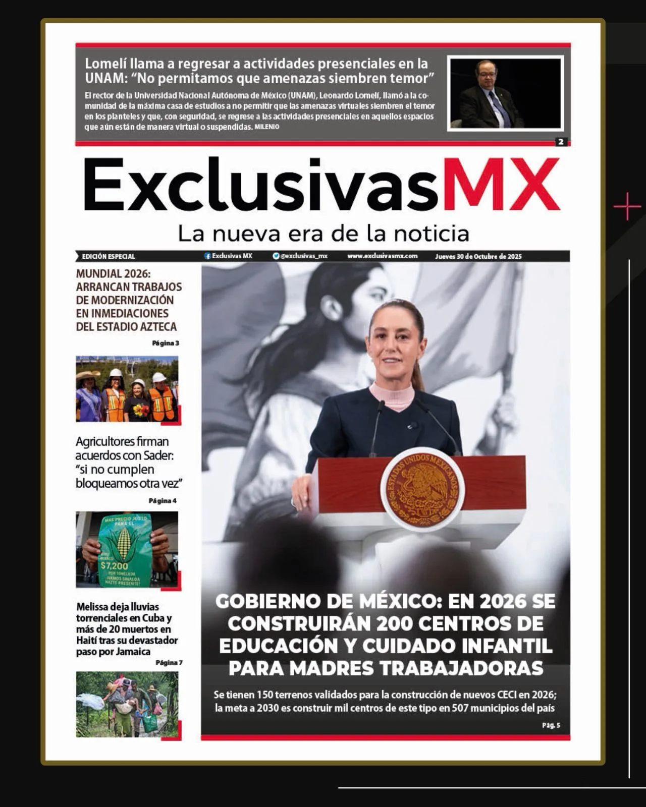 Portada MX 30 Octubre